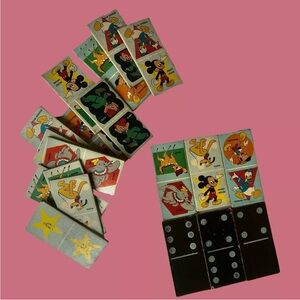 Vintage Disney Domino and Card Set